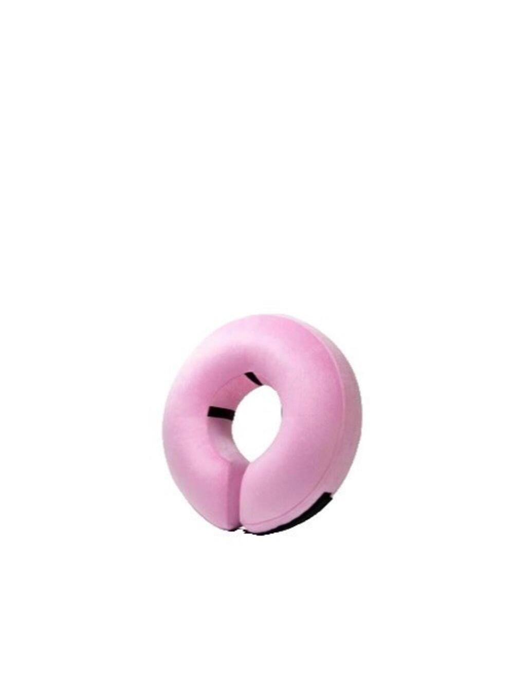 Protective Inflatable Dog Neck Collar Soft Pet Recovery Collar Blow Up Soft Pink